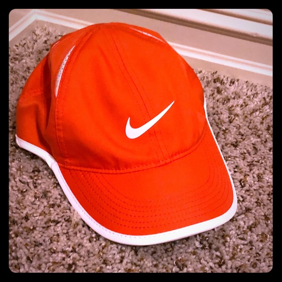 orange nike baseball cap